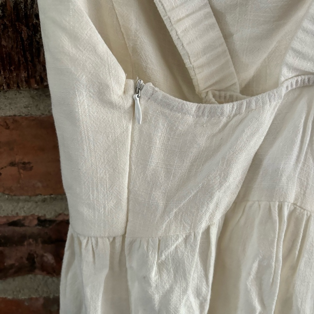 Princess Polly White Linen Keesha Mini Dress, 6 - Picture 8 of 10